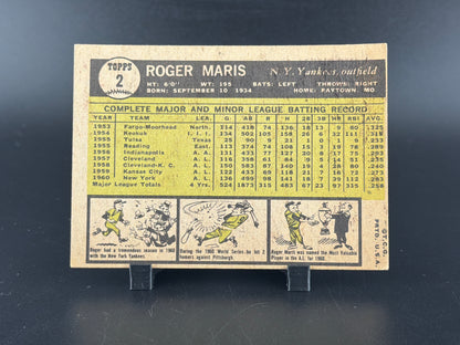 1961 Topps Roger Maris #2