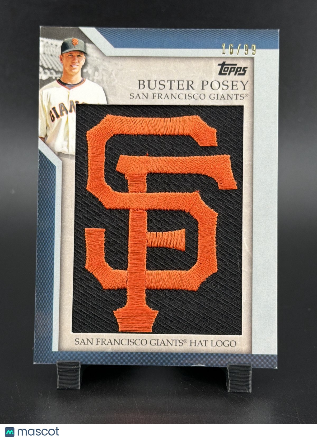 2010 Topps Buster Posey #MHR-183 /99 Patch