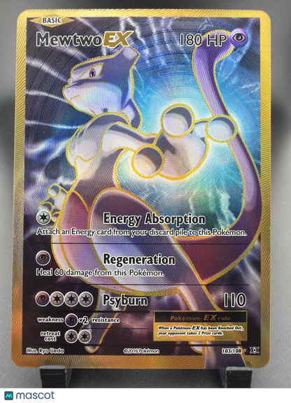 2016 Evolutions Mewtwo EX Holo Rare UR FA #103/108