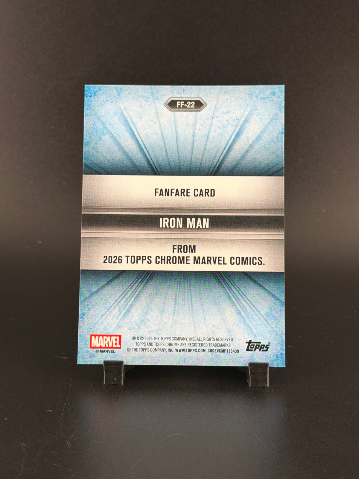 2026 Topps Chrome Marvel Iron Man Comics Insert #FF-22