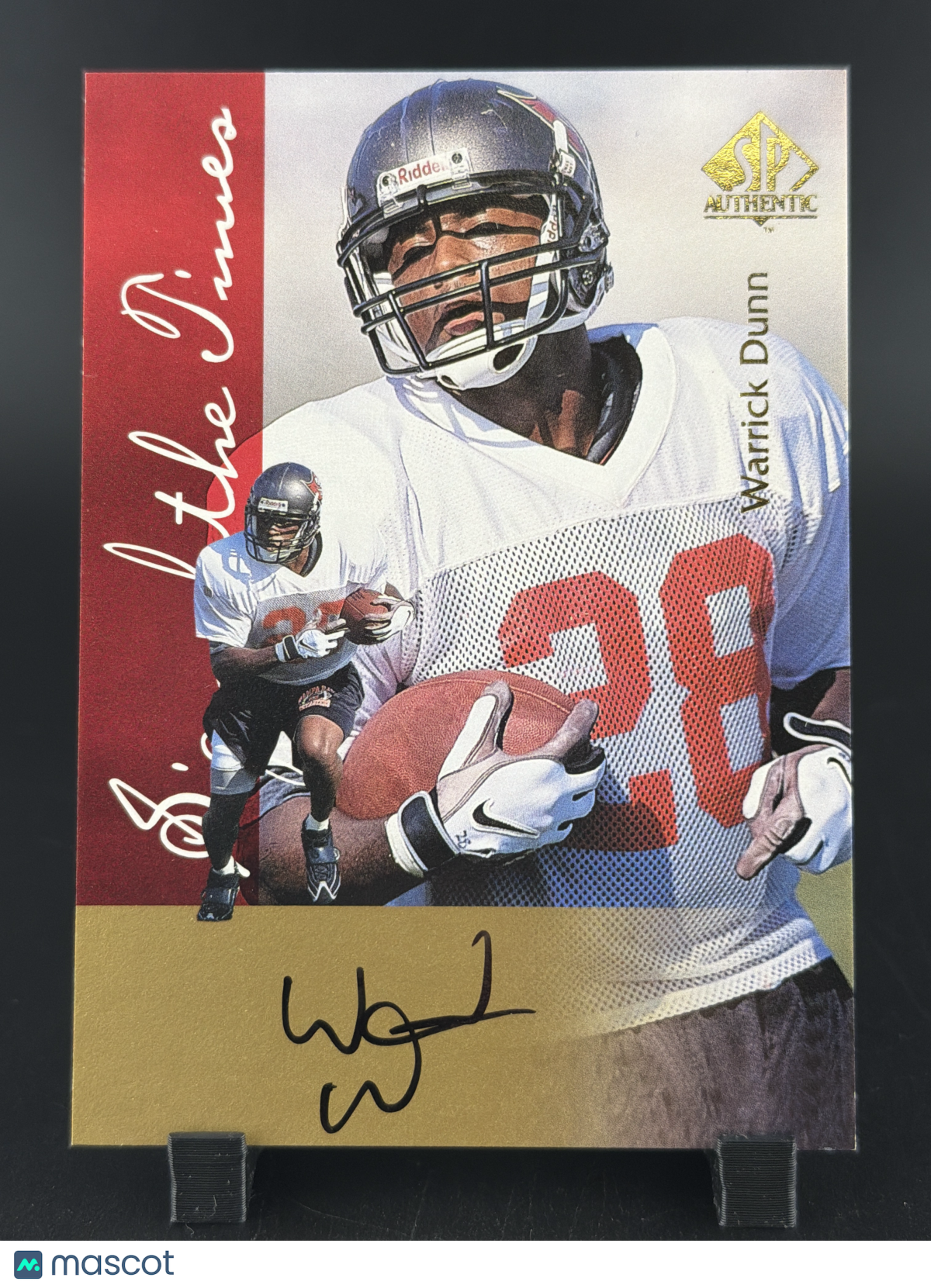 1999 Upper Deck SP Authentic Warrick Dunn Gold