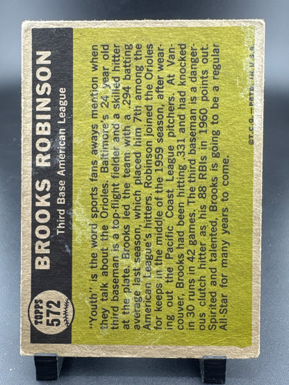 1961 Topps Brooks Robinson #572