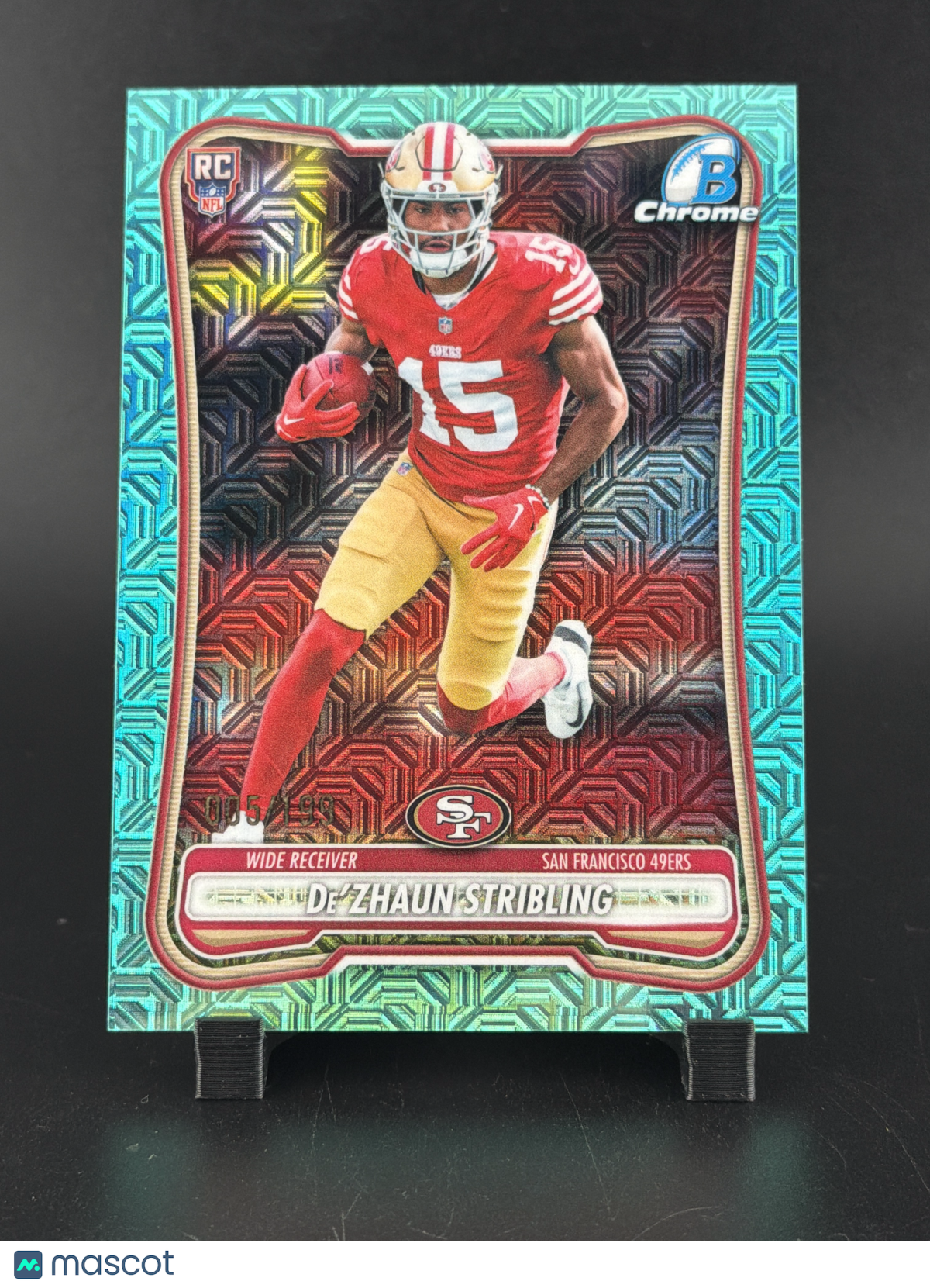 2026 Bowman De'Zhaun Stribling #BCV-141 Green Mojo Refractor /199 RC