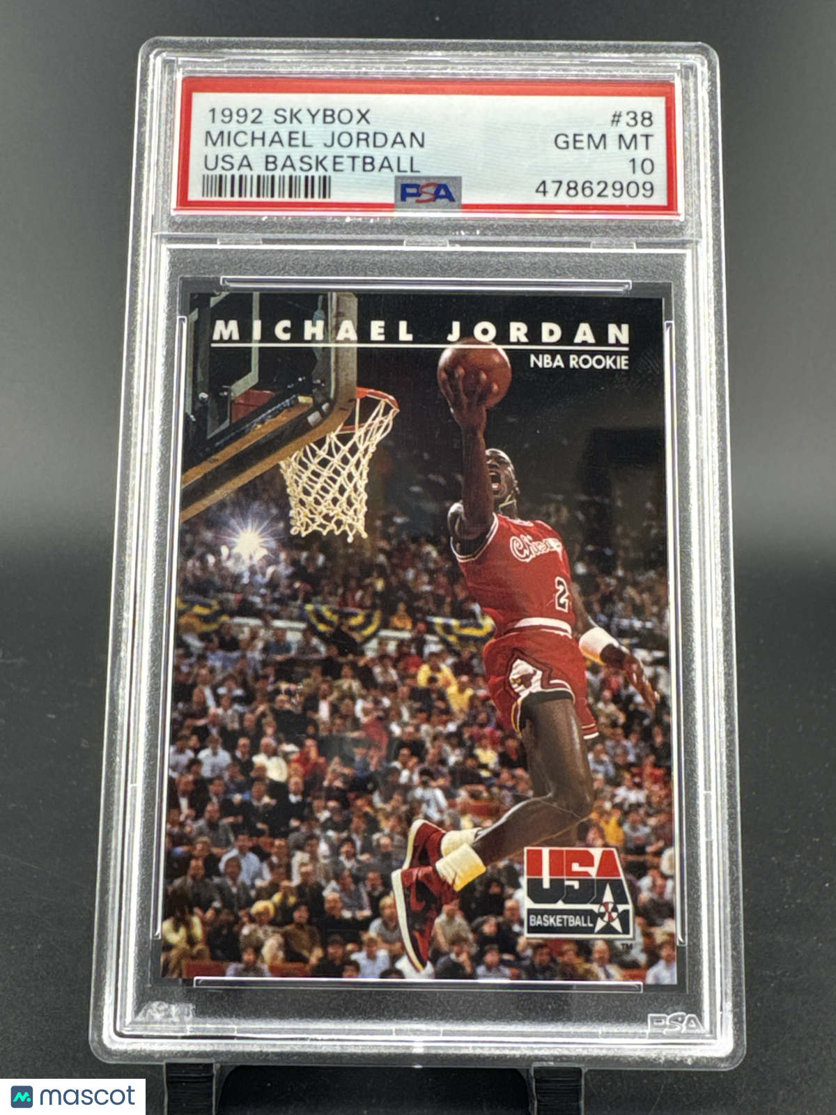 1992 Skybox Usa Basketball Michael Jordan #38 PSA 10
