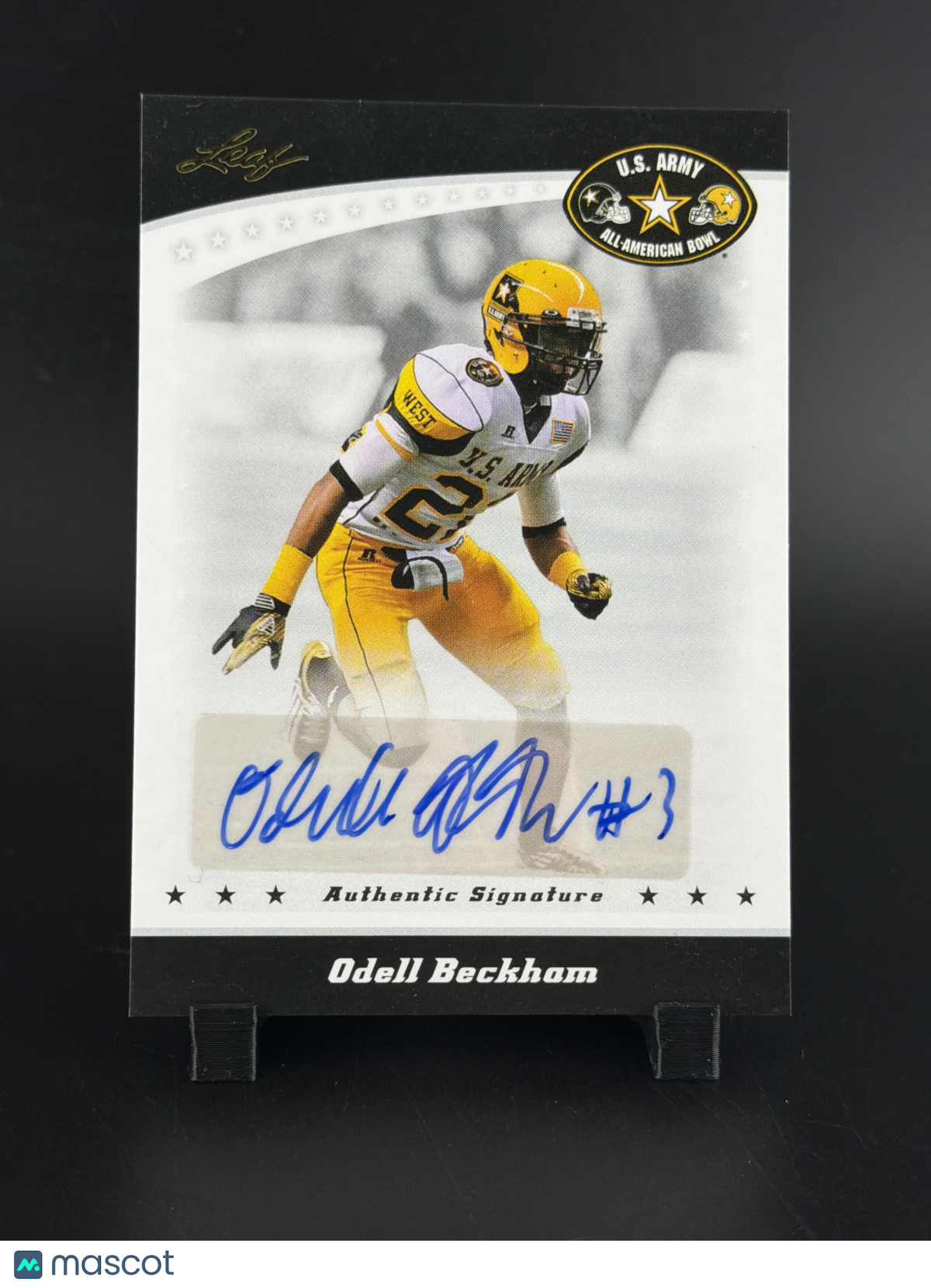 2011 Leaf U.S. Army All-American Bowl Odell Beckham Jr. Odell Beckham #BA-OB1