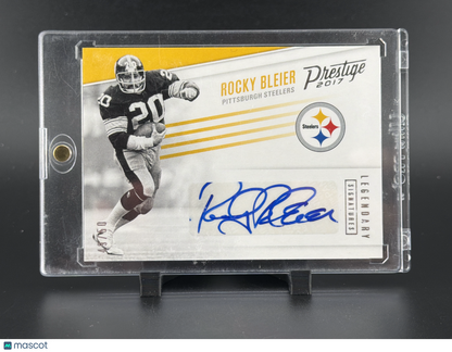 2017 Panini Prestige Legendary Signatures Rocky Bleier #15