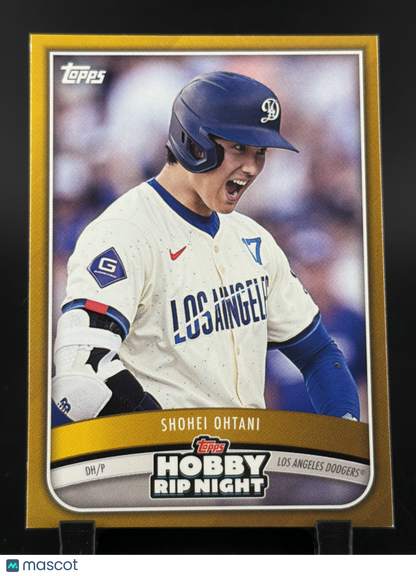 2025 Topps Hobby Rip Night Shohei Ohtani #1 Gold