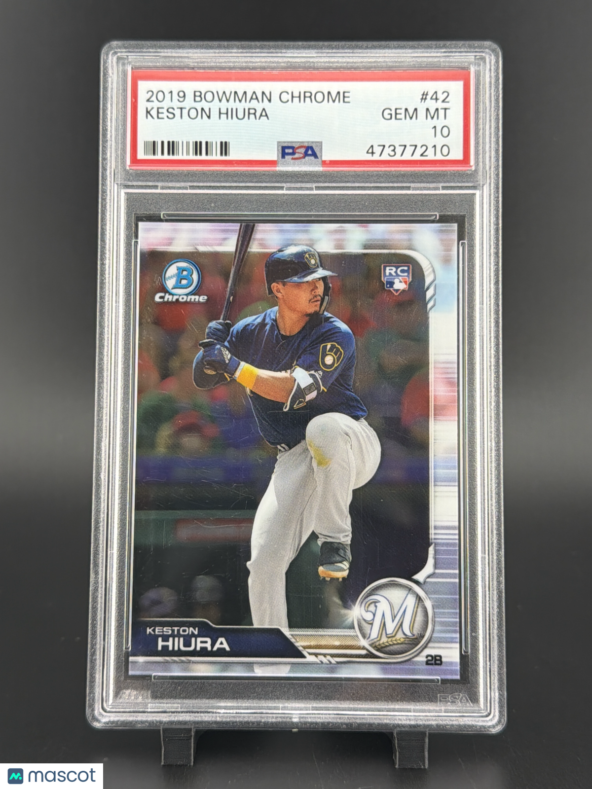 2019 Bowman Chrome Keston Hiura #42 PSA 10