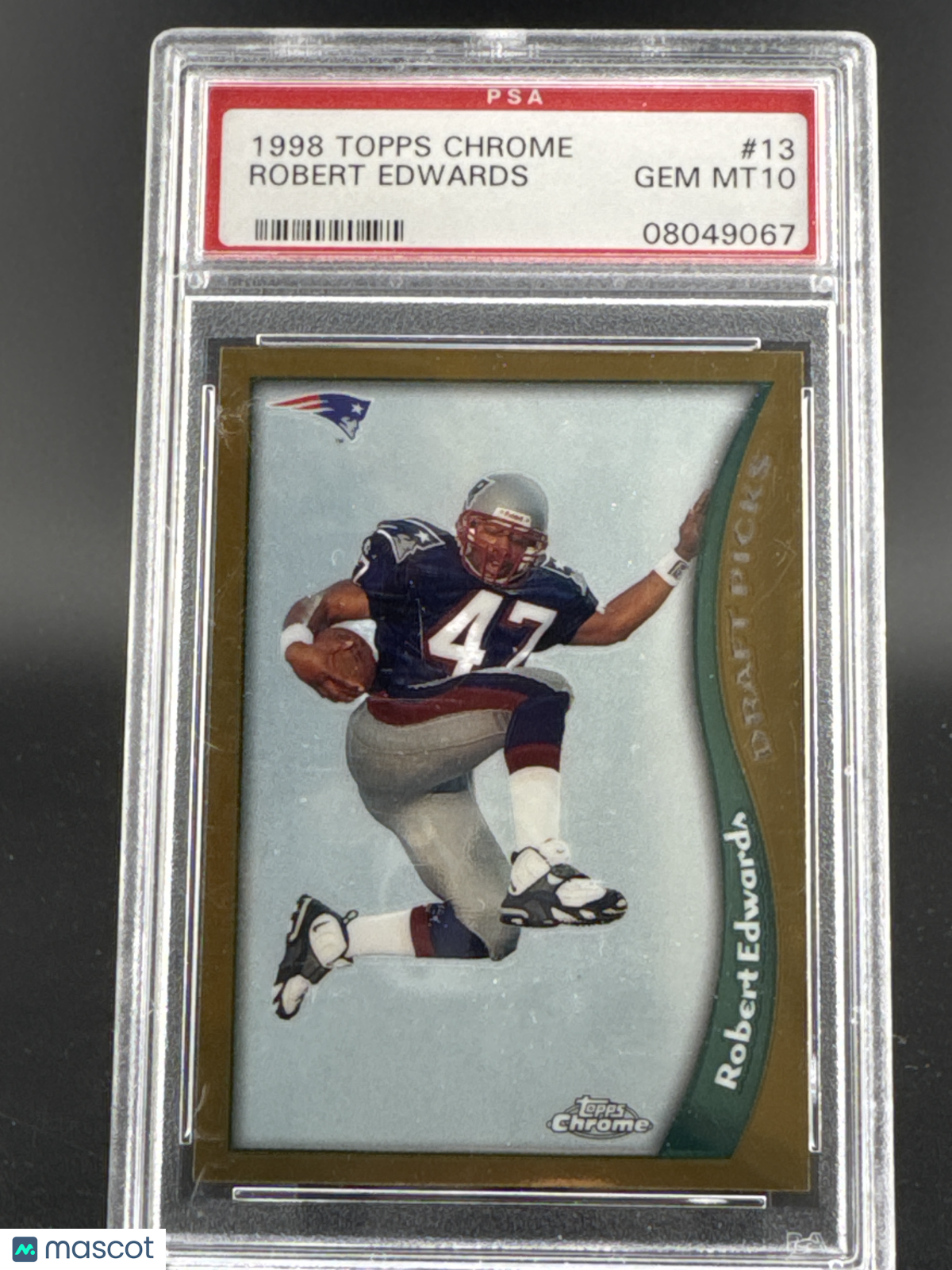 1998 Topps Chrome Robert Edwards #13 PSA 10