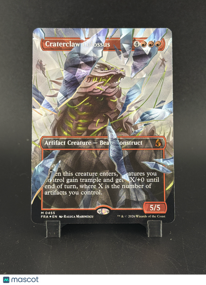 Craterclaw Colossus Foil Extended Art Borderless