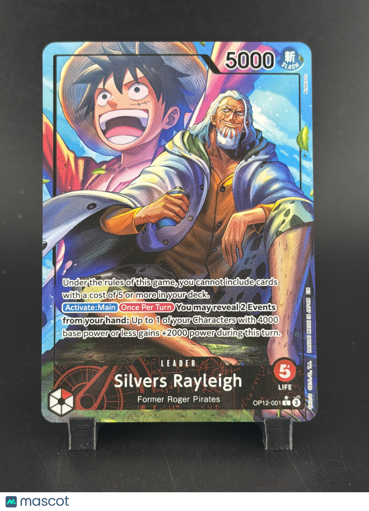 Legacy of the Master Monkey D. Luffy Silvers Rayleigh Alternative Art Leader