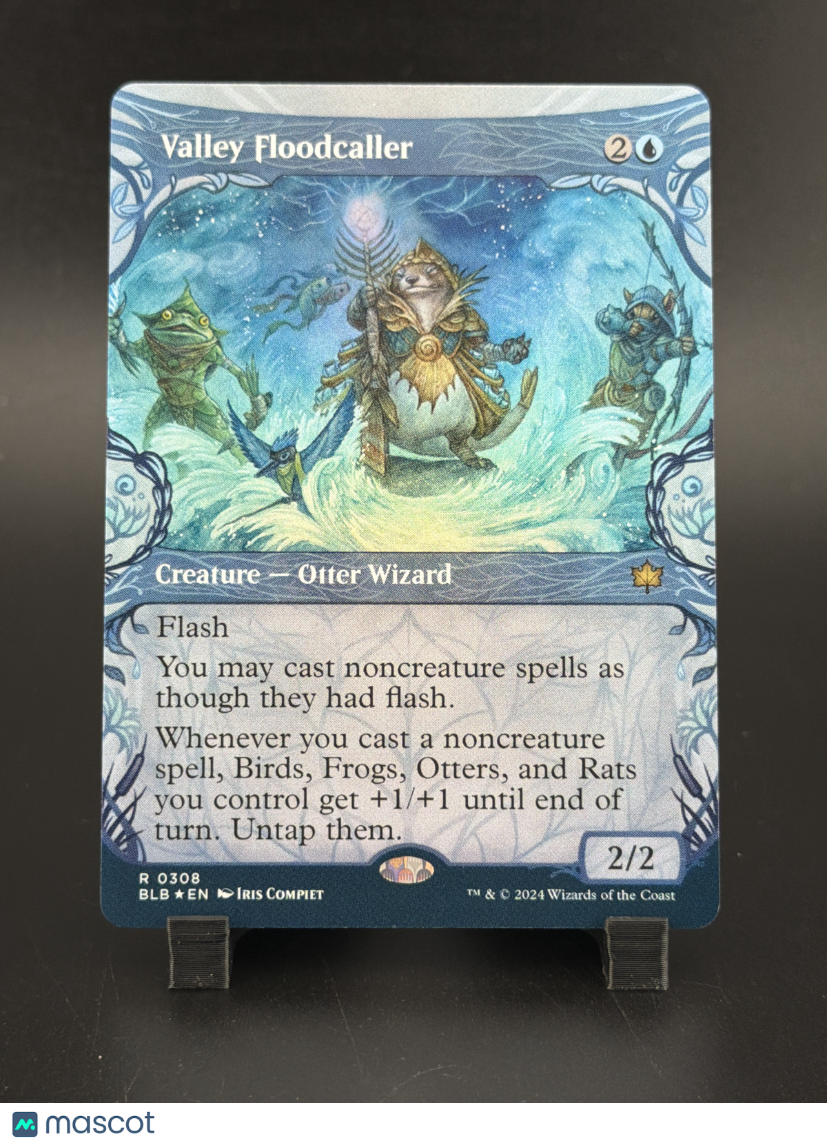 Bloomburrow Valley Floodcaller Extended Art Showcase Alternate Art Borderless