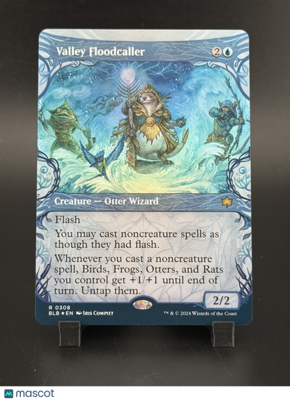 Bloomburrow Valley Floodcaller Extended Art Showcase Alternate Art Borderless