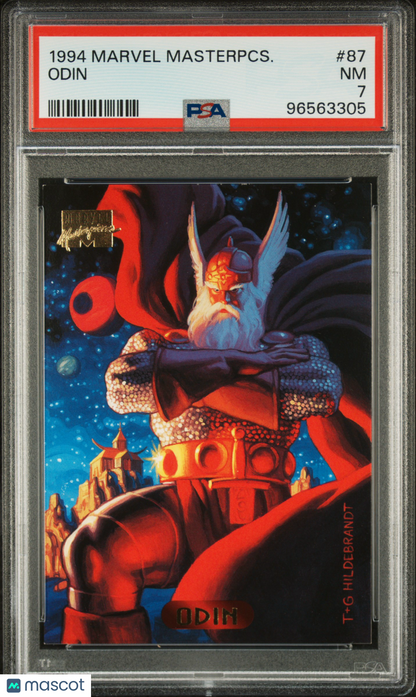 1994 Marvel Masterpieces Odin #87 PSA 7