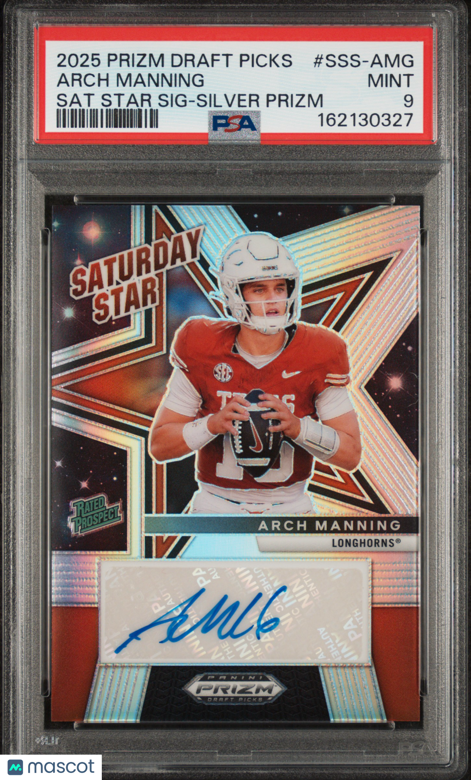 2025 Panini Prizm Draft Picks Saturday Star Signatures Arch Manning Silver