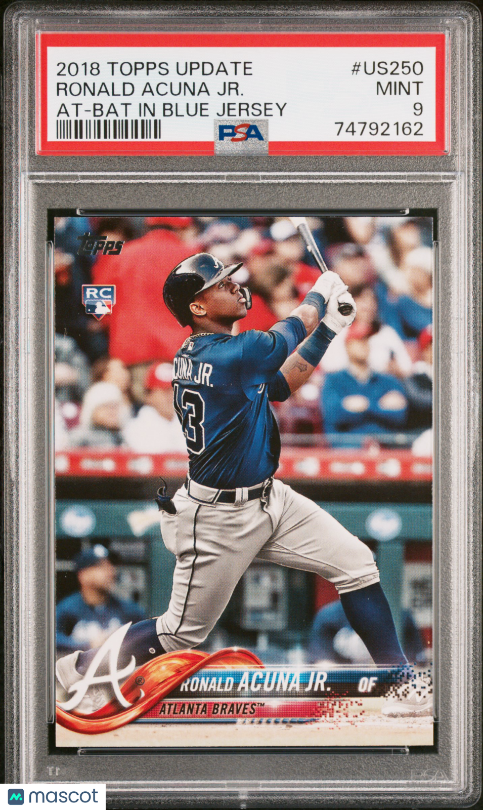 2018 Topps Update Ronald Acuna JR. #US250 PSA 9