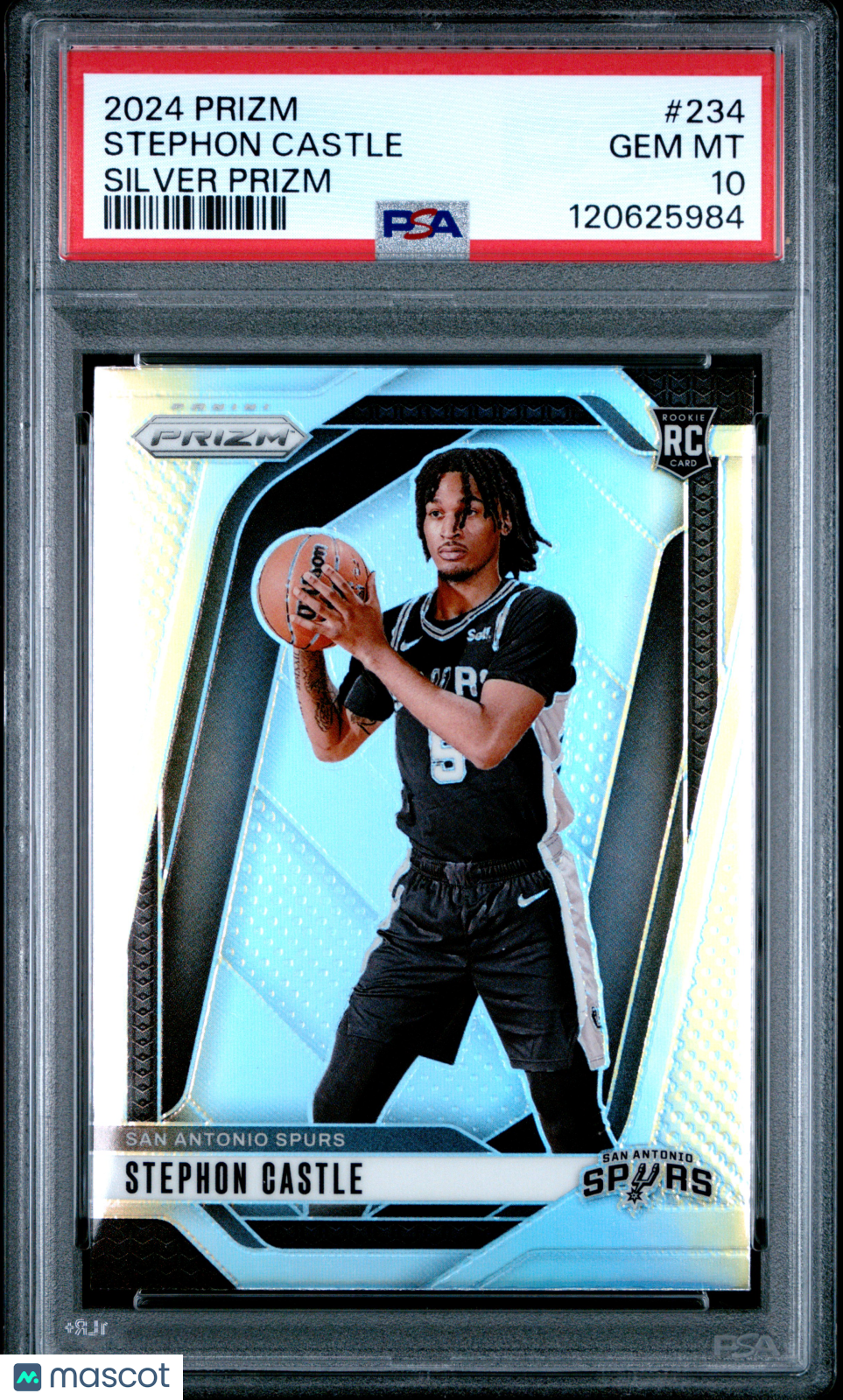 2024 Panini Prizm Stephon Castle #234 Silver PSA 10