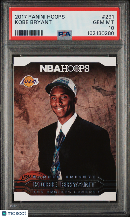 2017 Panini Hoops Kobe Bryant #291 PSA 10