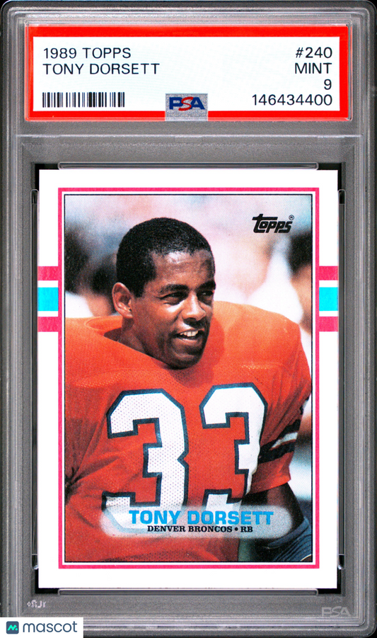 1989 Topps - Tony Dorsett #240