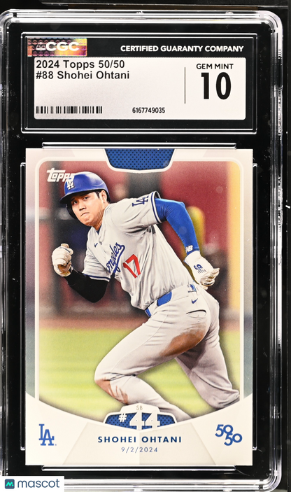 2024 Topps 50/50 Shohei Ohtani #88 CGC 10