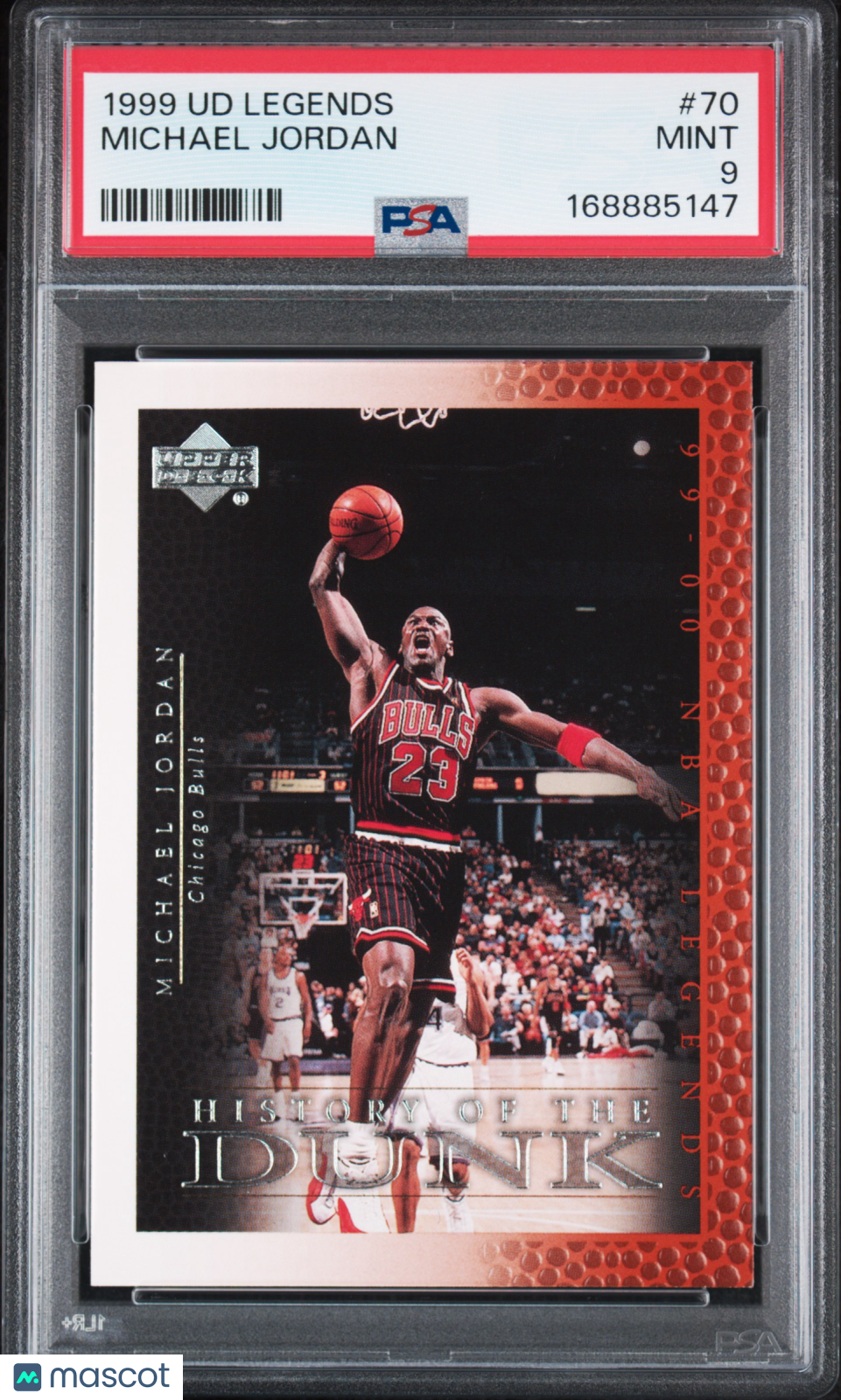 1999 Upper Deck Legends Michael Jordan #70 PSA 9