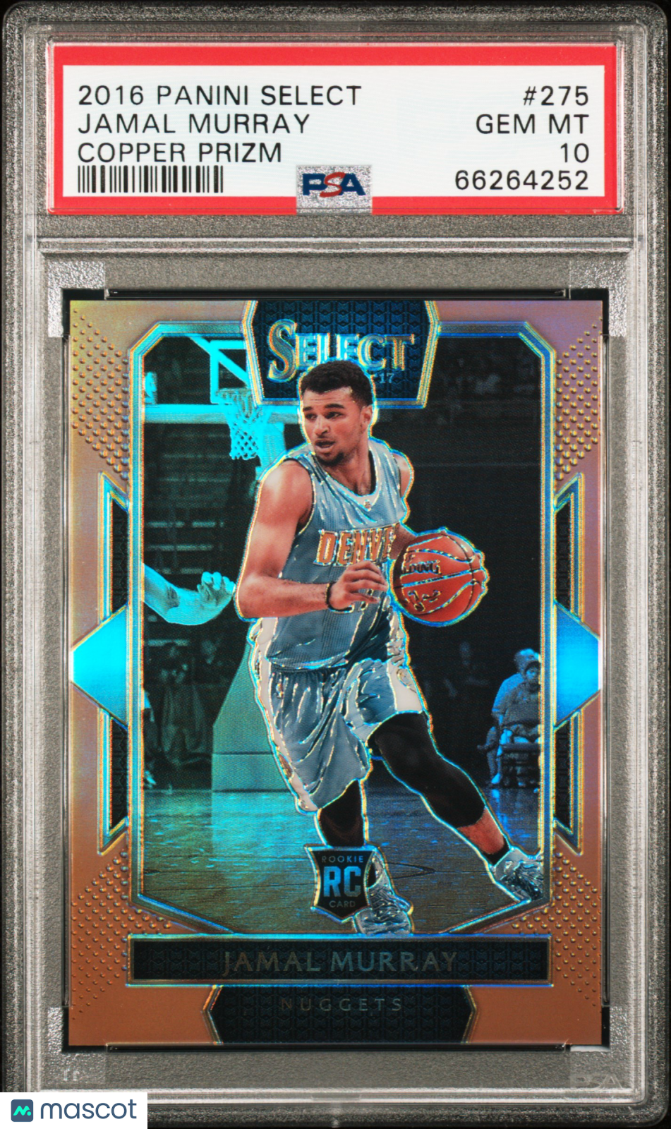 2016 Panini Select Jamal Murray #275 Copper Prizm PSA 10