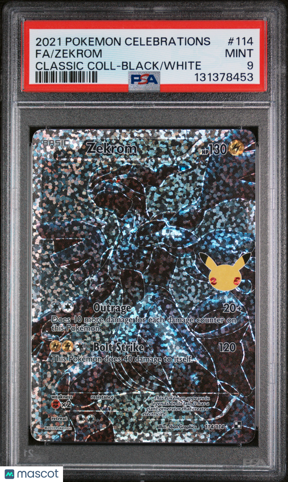 2021 Pokemon Celebrations Classic Collection Zekrom Fa Classic Coll 114