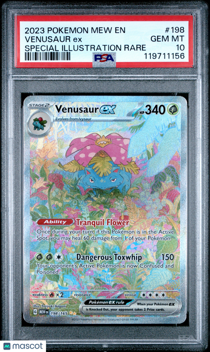 Venusaur ex 198/165 Sv: Scarlet & Violet 151 Holo