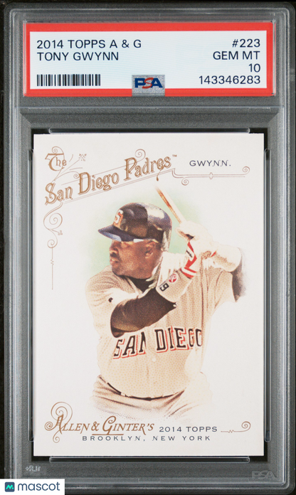 2014 Topps Allen & Ginter Tony Gwynn #223 PSA 10