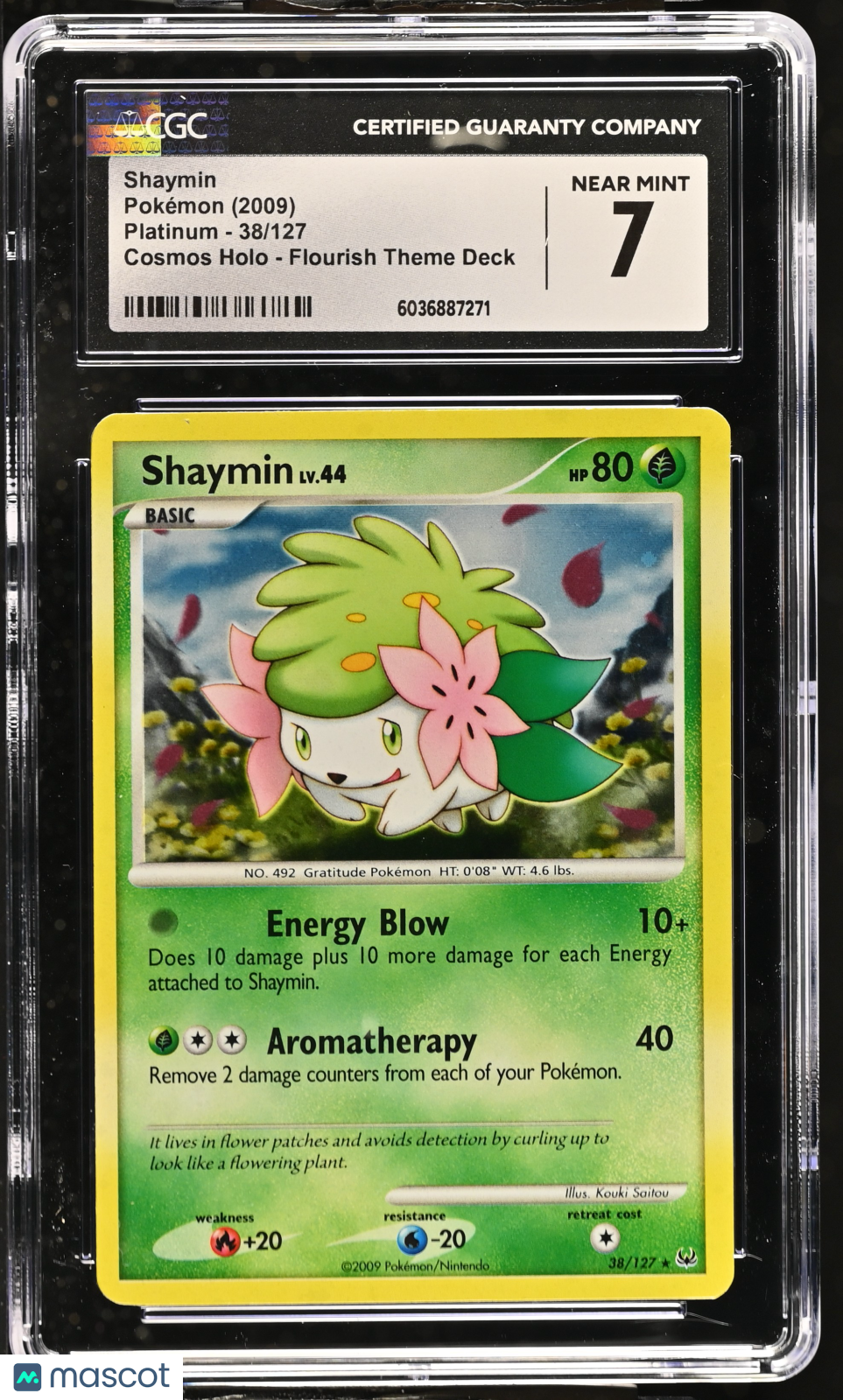 2009 Pokemon Platinum Shaymin Flourish Deck 38/127 CGC 7 #38/127