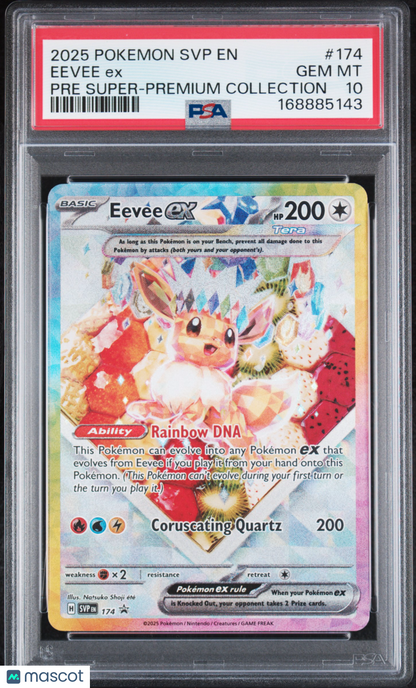 2025 Pokemon SVP EN-SV Black Star Promo Eevee EX Pre Super-Premium Collection