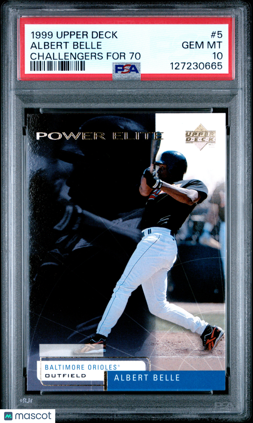 1999 Upper Deck Challengers For 70 Albert Belle #5 PSA 10