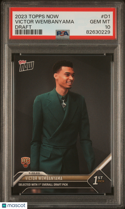 2023 Topps Now Draft Victor Wembanyama #D1 PSA 10