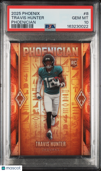 2025 Panini Phoenix Phoenician Travis Hunter #8 PSA 10