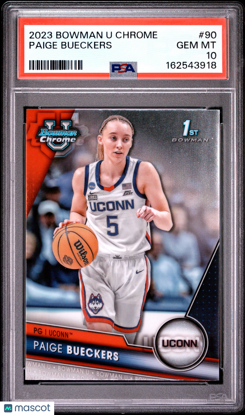 2023 Bowman University Chrome Paige Bueckers #90 PSA 10