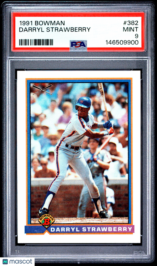 1991 Bowman - Darryl Strawberry #382