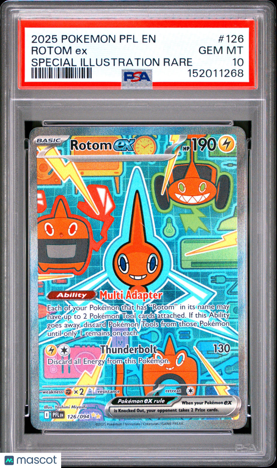 Rotom ex 126/094 Me02: Phantasmal Flames Holo
