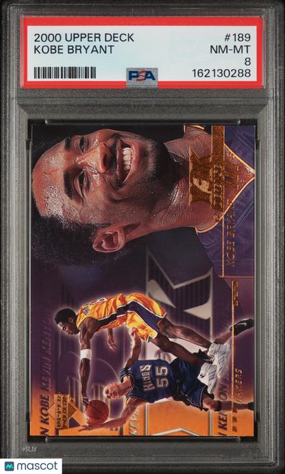 2000 Upper Deck Kobe Bryant #189 PSA 8