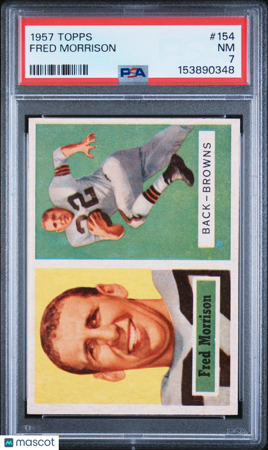 1957 Topps - Fred Morrison #154 PSA 7