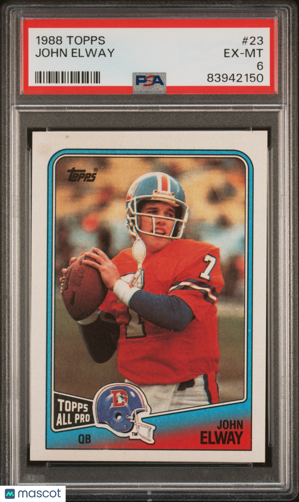 1988 Topps John Elway #23 PSA 6