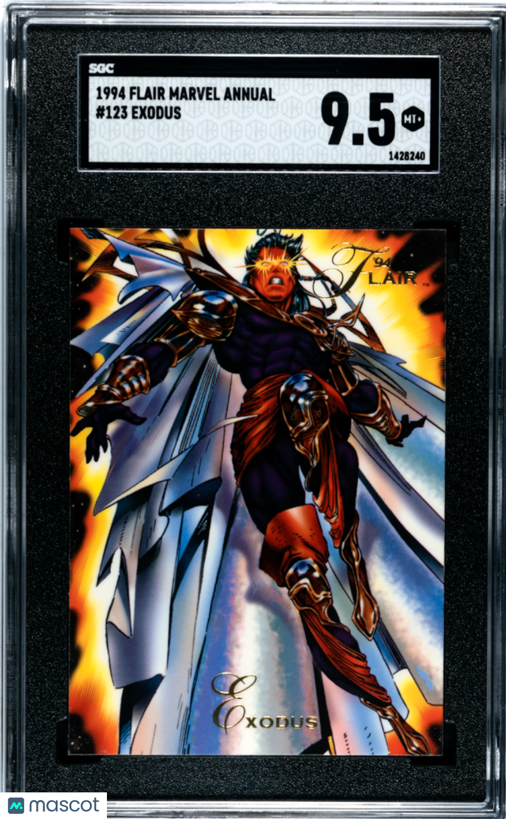 1994 Flair Marvel Annual Exodus #123 SGC 9.5