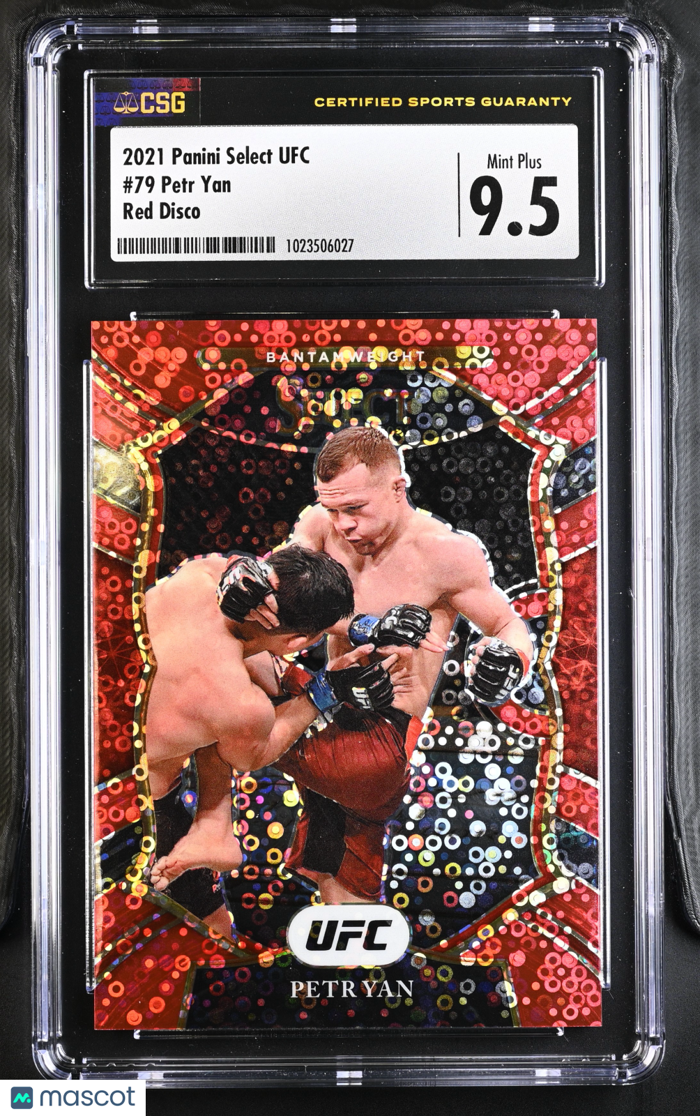 2021 Panini Select UFC Petr Yan #79 Red Disco CGC 9.5