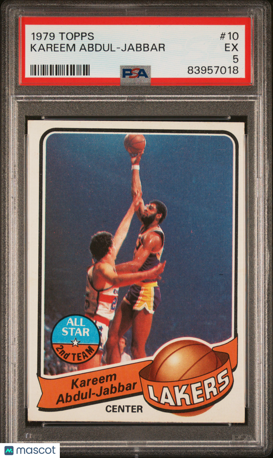 1979 Topps Kareem Abdul-Jabbar #10 PSA 5