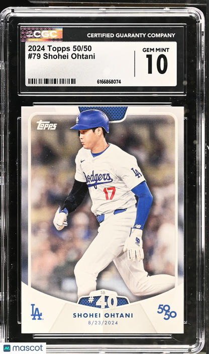 2024 Topps 50/50 Shohei Ohtani #79 CGC 10