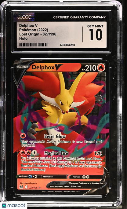 Delphox V 027/196 Swsh11: Lost Origin Holo